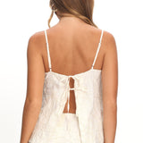Alondra Tied Back Top Oatmeal