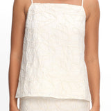 Alondra Tied Back Top Oatmeal