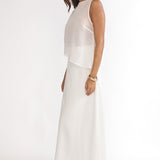 Lemora Maxi Skirt White