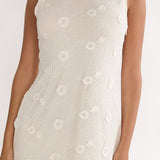 Kensi Sleeveless Crochet Maxi Dress Oat