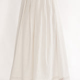 Beliza Lace Trim Skirt White