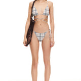 LIONESS Kaia Bottom Beige Plaid