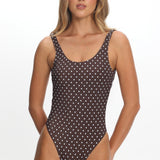 LIONESS Kenny One Piece Chocolate Blue Polka