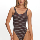 LIONESS Kenny One Piece Chocolate Blue Polka