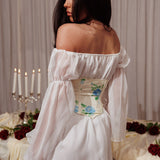 Renaissance Corset Mini Dress White