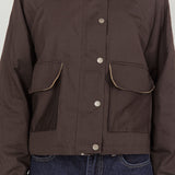Halona Snap Button Pocket Jacket Charcoal