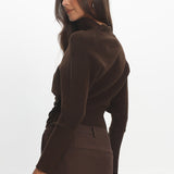 Get Started Mini Skort Brown